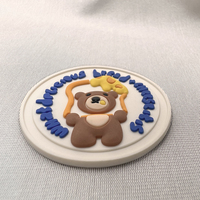 Etiquetas y Parches de PVC Suave con Logotipo de Marca en Relieve 3D, Personalizados, Cosidos o Termoadhesivos, para Ropa y Prendas de Vestir