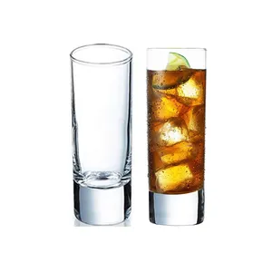 1.5 Ounce Whiskey Clear Round Tall Glass Shot Cups