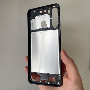 Carcasa Completa Galaxy A21, Tapa Trasera, Marco Central, SM-A215U, SM-A215F, SM-A215W, Lente de Cámara de Repuesto, Negro, Azul Oscuro - Product Image 3