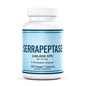 OEM/ODM Serrapeptase 240,000 SPU, Enzima Proteolítica de Alta Potencia, Apoyo para la Salud Respiratoria y Articular - Product Image 1