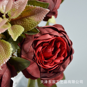 Fleur artificielle de pivoine de style européen, 30 cm-100 cm, en soie, décoration d'intérieur - Product Image 3
