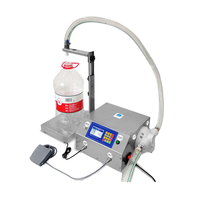 Machine de remplissage quantitative automatique à tête unique pour bière, boissons et huile, avec panneau de commande numérique pour bouteilles