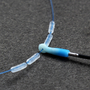 Flotteur de pêche en silicone Aohu, profil en T, haute élasticité, compatible avec la ligne, flotteur de rivière, tailles moyenne, petite et grande, pour utilisation en rivière - Product Image 2