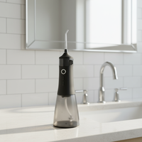 Hydropulseur Électrique Portable Sans Fil pour l'Élimination de la Plaque Dentaire à Domicile et en Salle de Bain, Nettoyage en Profondeur, OEM