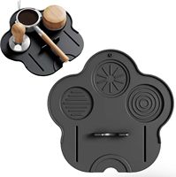 Tapis de bar à café en silicone, accessoires pour bar à café, tapis de tamping pour expresso, antidérapant, imperméable, station de tamping pour comptoir