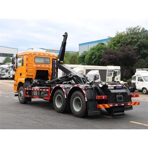 รถบรรทุก SHACMAN 6*4 แบบ Hook Lift ยกตู้คอนเทนเนอร์ 20 ตัน รถบรรทุกขยะแบบ Hook Lift - Product Image 6