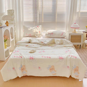 Cut فئة جديدة من خيوط كريب درجة الأم والطفل لتكييف الهواء في الصيف لحاف رقيق من القطن بارد للربيع والخريف والشتاء - Product Image 1