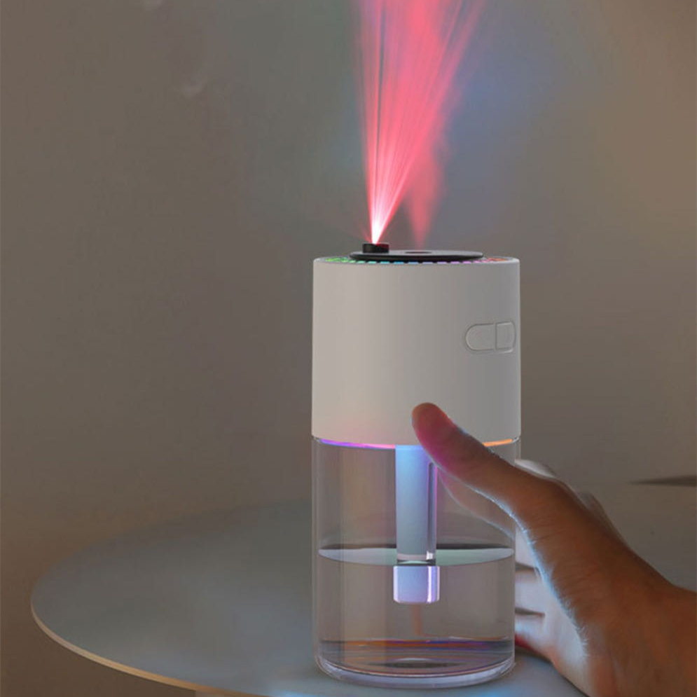 New Product Suitable for All Seasons Night Light Projection Spray Three-in-one USB Portable Mini Smart Humidifier