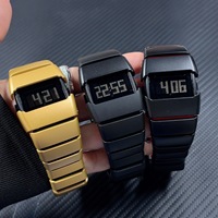 Montre LED multifonctionnelle Alien, montre numérique en silicone tendance, écran d'affichage, alarme, date, électronique