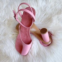 Nouvelle collection 2026 – Sandales romaines sexy pour femme, à bout ouvert et demi-couvert, avec entre-doigts, grandes tailles