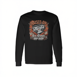 Camiseta de manga larga Raised On Old School Hip Hop - Product Image 2