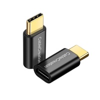 Adaptador de Tipo-C a Micro USB 3.0 de 2A para Teléfonos Móviles Android y Uso en Computadoras, Material de PVC