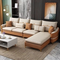 Günstiges Umweltfreundliches Langlebiges Ecksofa-Set mit Schwammfüllung für Moderne Wohnzimmer