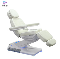 Table de traitement de spa, lit facial en position assise complète à 90 degrés, chaise avec tabouret de beauté gratuit