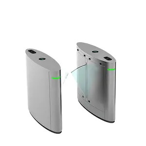 Automatic Retractable Pedestrian Flap Barrier Gate Access Control Systems For Subway