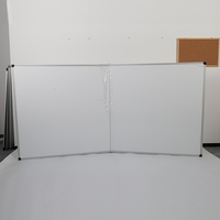 Vente en gros d'usine OEM tableau blanc pliable de grande taille 40x72 pouces avec cadre en aluminium tableau blanc mural avec deux tableaux blancs pliants