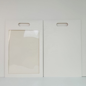 Enveloppes rigides biodégradables A3 <span class=keywords><strong>A4</strong></span> en carton avec fenêtre transparente en PVC, auto-adhésives, <span class=keywords><strong>pour</strong></span> l'expédition personnalisée de photos et autocollants. - Product Image 2