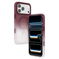 Coque de téléphone magnétique dégradée givrée antichoc pour iPhone 13 14 15 16 17 18 Pro Max, finition mate, prise en main fine, protection optimale – Offre Spéciale