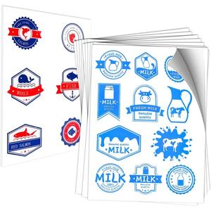 OEM ODM Hochwertiges 8,5x11 ''Zoll A4-Format Druckbares wasserdichtes matt weißes PP-Vinyl-Aufkleber papier für Tinten strahl drucker - Product Image 6