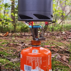 1 pièce Mini réchaud à gaz portable en acier inoxydable avec logo personnalisé pour le camping et la randonnée - Product Image 6