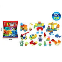 210 Pcs Bouwstenen Kids Fun Educatief Speelgoed Kleur Bricks
