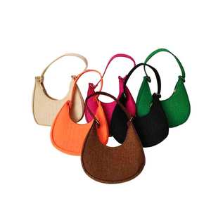 بيع بالجملة رخيصة قماش اللباد حقيبة حمل صغيرة حقائب يد نسائية مصمم موضة جديدة للسيدات حقائب كتف فاخرة للنساء - Product Image 6