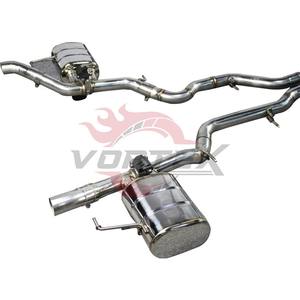 Sistema de Escape de Acero Inoxidable Vortex para Land Rover Velar 2.0T 3.0L 2017-2023, Pulido a Espejo, Turbo Back System con Sonido Activo - Product Image 4