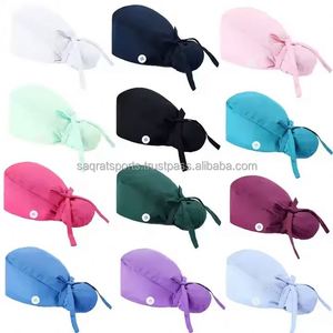 Bonnets médicaux élégants pour les professionnels de la santé, les médecins, les infirmières, l'hôpital, l'utilisation chirurgicale, conception de logo personnalisée - Product Image 4