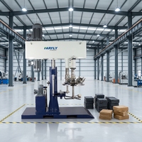 Mélangeur à double arbre en acier inoxydable FDL, capacité 500 L, personnalisable pour applications poudre et liquide