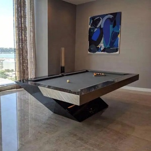 Bojue 8ft 9ft 10ft Chất lượng cao chuyên nghiệp Slate giường rắn gỗ Snooker biliard bảng hồ bơi với giá cả cạnh tranh - Product Image 1
