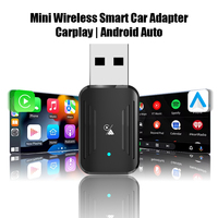 Adaptateur sans fil 2-en-1 JMYTECH CA-25 CarPlay Android Auto en gros, convertisseur Plug & Play à reconnexion automatique pour Audi Toyota BMW VW