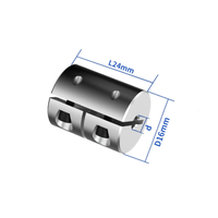 Accouplement d'arbre en aluminium de 4 mm à 10 mm, avec un diamètre de 20 mm et une longueur de 20 mm, utilisé pour les moteurs dans les machines CNC et les imprimantes 3D