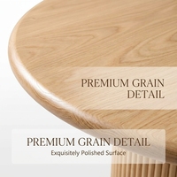 Table basse double en bois massif, style moderne et minimaliste, sur mesure, avec rangement, idéale pour hôtel, maison, villa, directement de l'usine