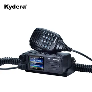 Kyderaデュアルバンド20WMINIDMRモバイルトランシーバーUHFVHF双方向ラジオカーアマチュア車両ラジオトーカーエイリアス付き