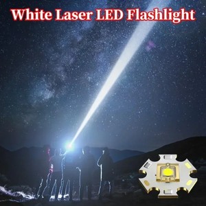 Torce LED ad Alta Potenza con Zoom a Lunga Gittata, <span class=keywords><strong>Torcia</strong></span> Super Luminosa Ricaricabile USB, Luce Molto Potente per Campeggio - Product Image 6