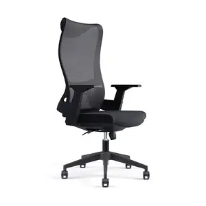 Chaise de bureau ergonomique réglable en maille, nouveau design 2023