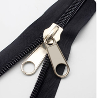 Vente en gros de plastique nylon 10 #   Chaîne de fermeture éclair continue longue pour bagages et tentes
