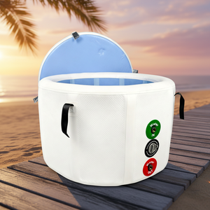 Bañera de Hielo Portátil Inflable para Exteriores, con Enfriador y Filtro, en Oferta - Product Image 1