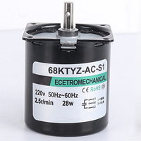 Moteur synchrone micro 40W personnalisé en usine, moteur synchrone à aimants permanents pour petites machines à glaçons