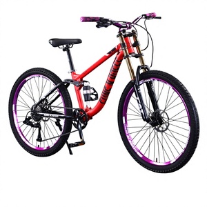 Bicicleta de Montaña S60 Softail de 8 Velocidades con Cuadro de Acero de Alto Carbono y Doble Suspensión 27.5er S60 - Product Image 1