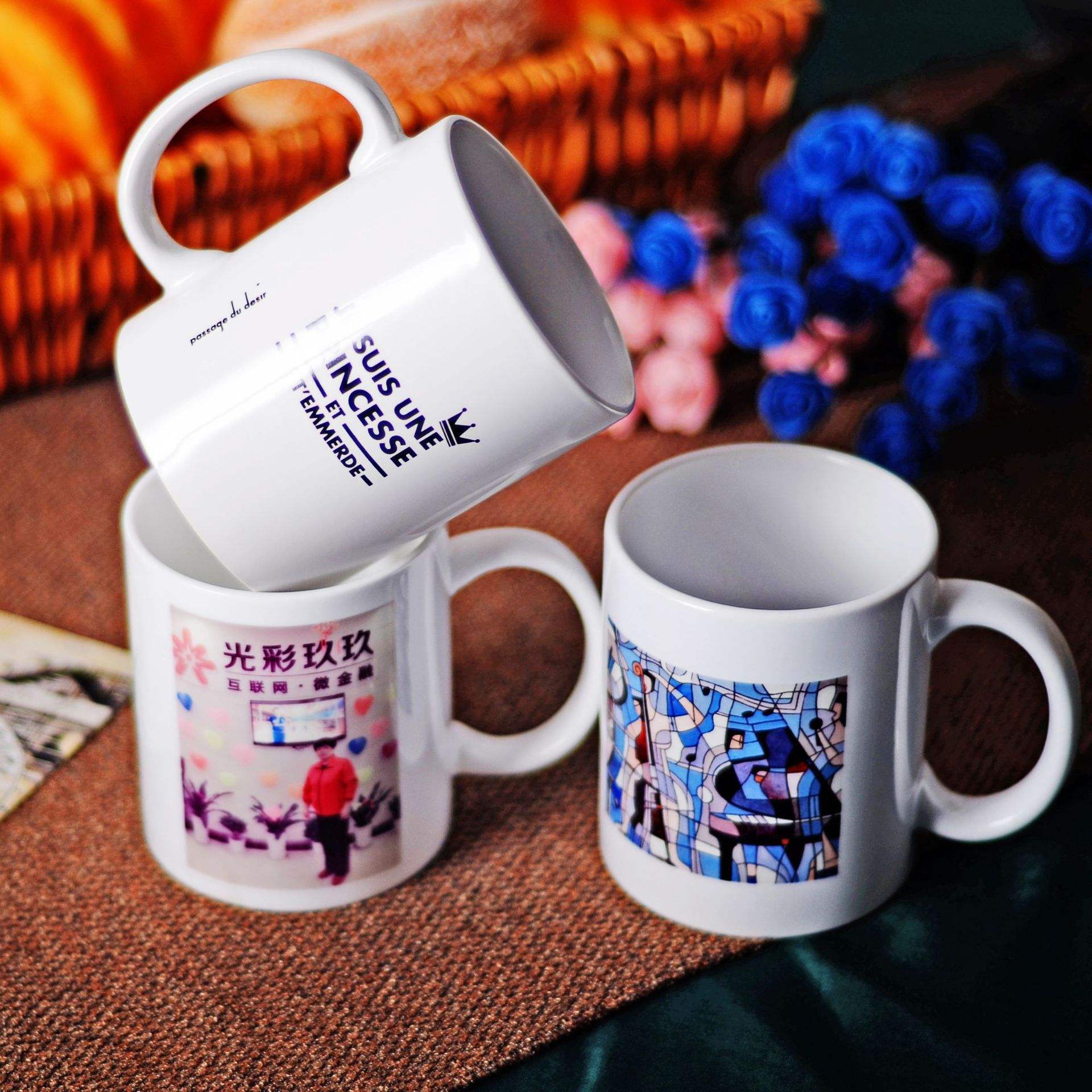 Heat transfer cup plus pattern