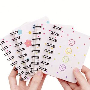 Wholesale School A7 Pocket Size <b>Blank</b> Paper Kids Diary Spiral Cute Small Notebook - Product Image 1