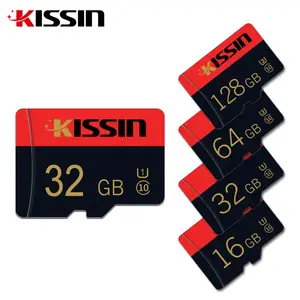 Прямая поставка с завода, мини SD-карта KISSIN 128 ГБ, 32 ГБ, 256 ГБ, 16 ГБ, Micro TF карта памяти Ultra Class 10 для телефона, карта памяти 64 ГБ