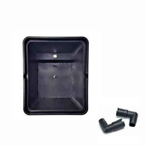 Quadrato nero di Plastica Bato Benna Olandese per Giardinaggio Serra Idroponica Sistema di Irrigazione - Product Image 2