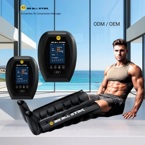 Leg Massager Boots CE Smart 8 Chamber Sequential Air Compression for Sports Recovery Heating Wellness Home Use OEM ODM - Product Image 1