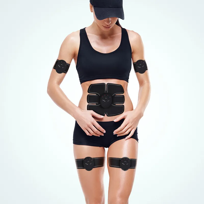 Electric Abs Trainer Muscle Toner EMS Muscle Stimulator Abdominal Toning Belt Fit