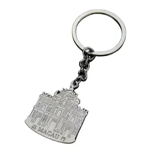 Factory Wholesale Custom Clear Crystal Angel Keychain