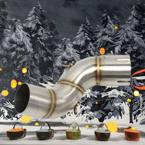 Tubo de Escape Intermedio para Motocicleta Mgod, Colector Z900 de 51 mm, Silenciador, Tubo de Enlace, Acero Inoxidable, Z900 2017-2018 - Product Image 3