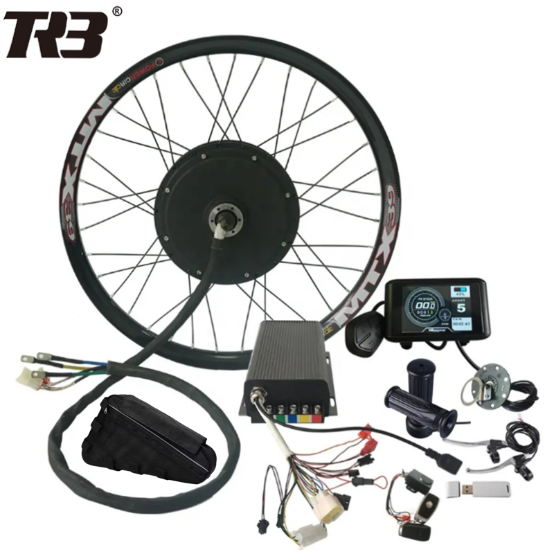 Kit De Conversion Vélo électrique 48V 2000W - Roue Arrière 29 Pouces - Écran SW900