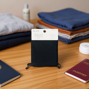 Il Velvet Bag 9x12 Cm 2 Pcs Black <b>Drawstring</b> Storage <b>Pouch</b> - Product Image 2